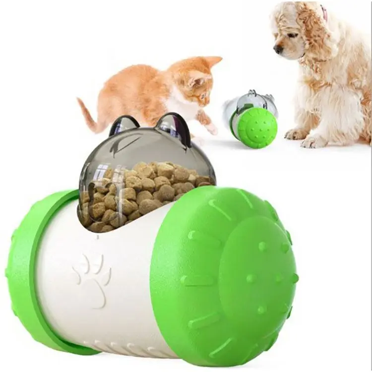 

Pet Food Ball Tumbler Treat Ball Interactive Food Dispensing Toy for Dogs Slow Feeder Puzzle Toy for increase IQ Pet Food Ball, Black/green/yellow/pink/blue