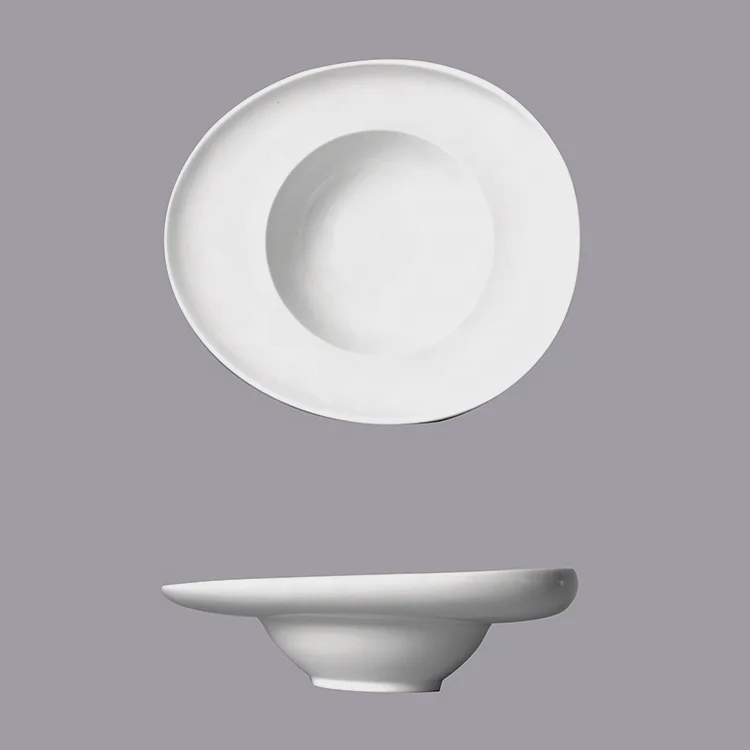 porcelain soup plate