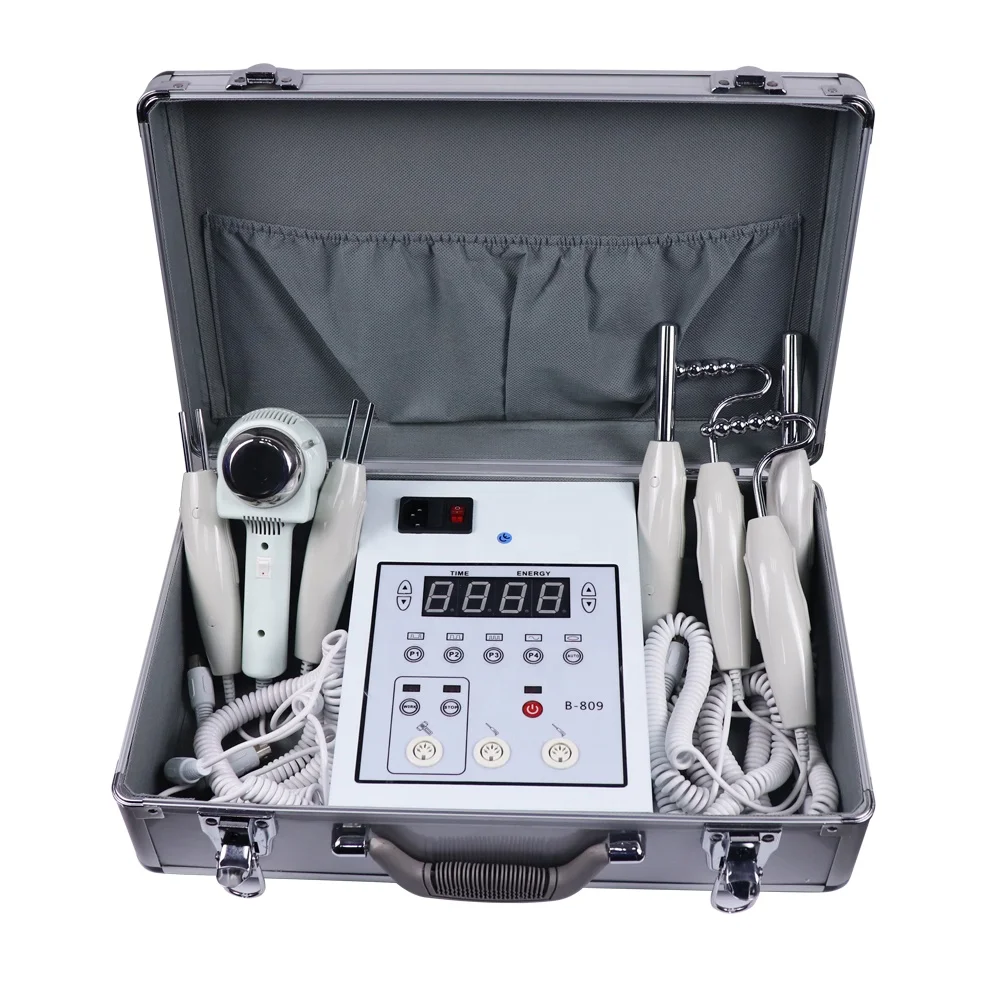 

Free Shipping 3 in 1 Hot Cold Hammer BIO Facial Microcurrent Glove Beauty Equipment Machine, White