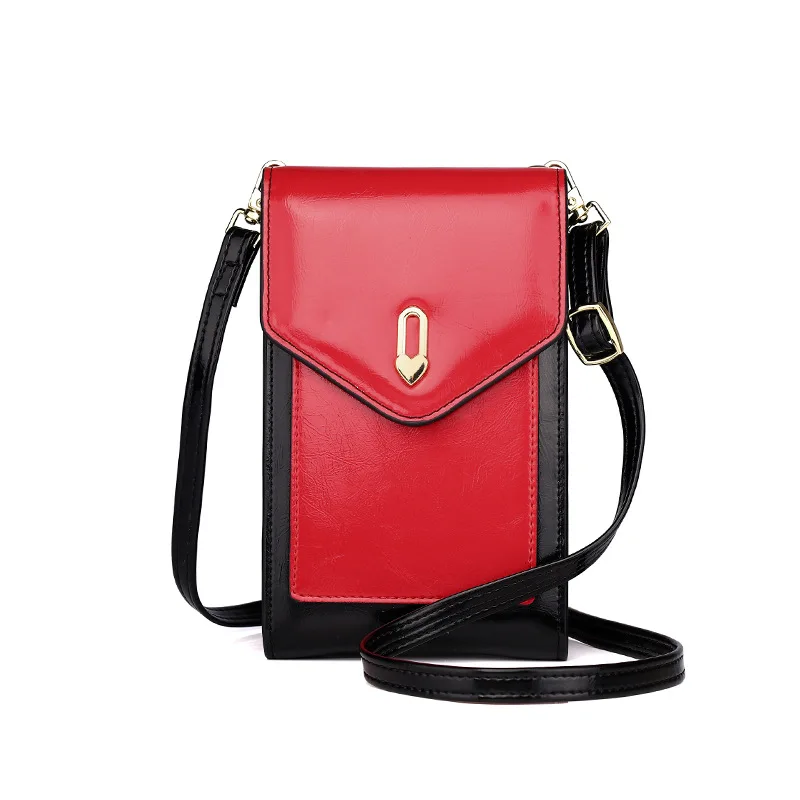 

Small Shoulder Bag Mini Leather Cell Phone Bag Women Crossbody Wallet, Customized color