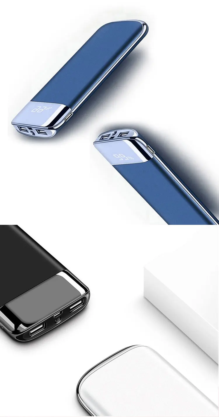 LED Smartphone Universal Ultra Slim Portable Charger 20000mAh Mobile Phone Power Bank - ANKUX.COM