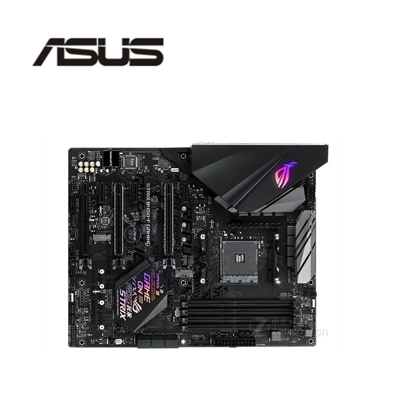 

Used,ASUS ROG STRIX B450-F GAMING Motherboard Socket AM4 DDR4 For AMD B450M B450 Original Desktop Mainboard