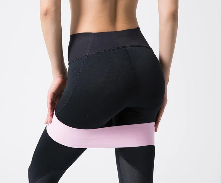 

Amazon Hot Selling Fabric Elastic Resistance Band Workout Hip Bands For Legs And Butt Rubber