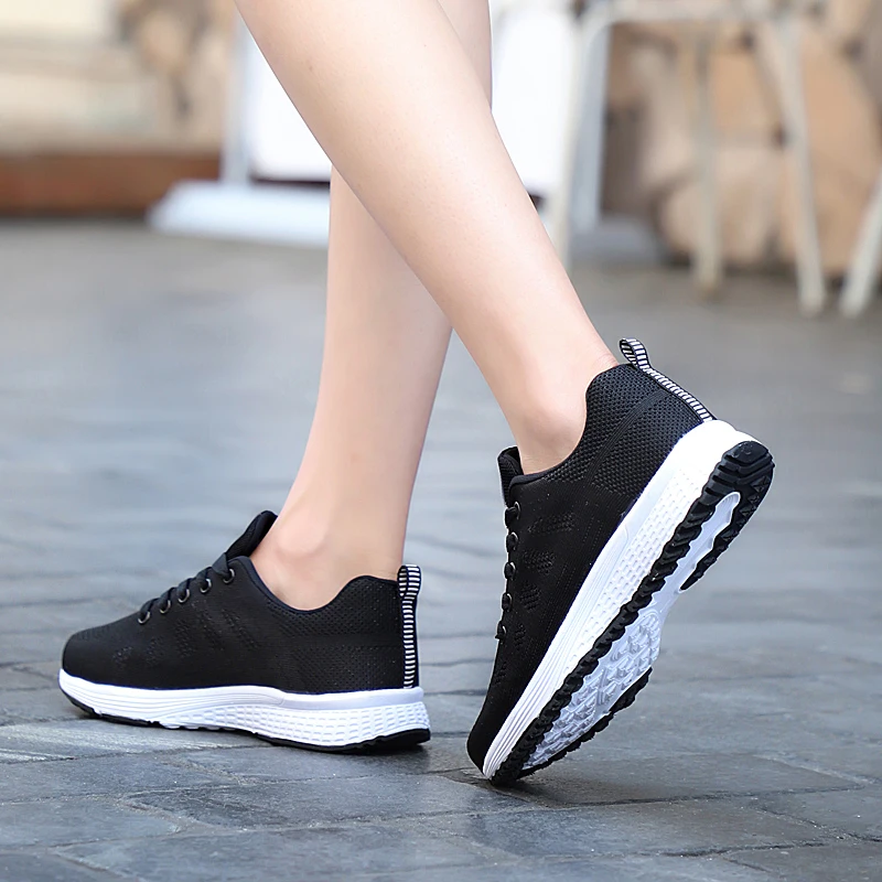 Fashion Walking Shoes Women Pink Sneakers For Women Tennis Sport Shoes