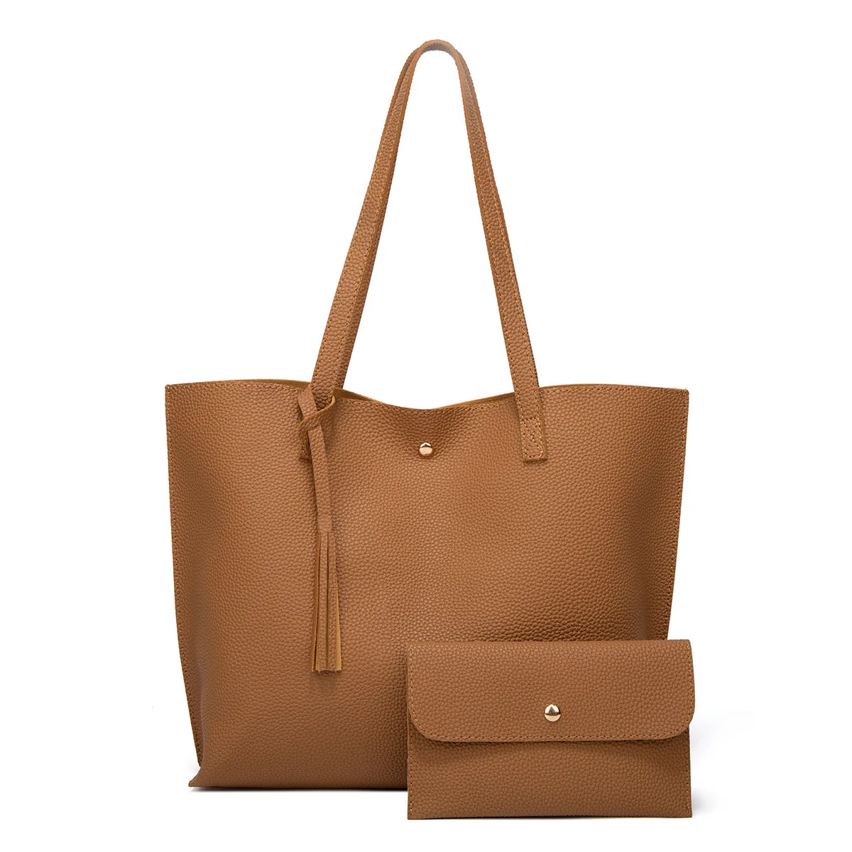 

PU tassel handbags for women 2020 custom vintage tote hand bag, 8 color
