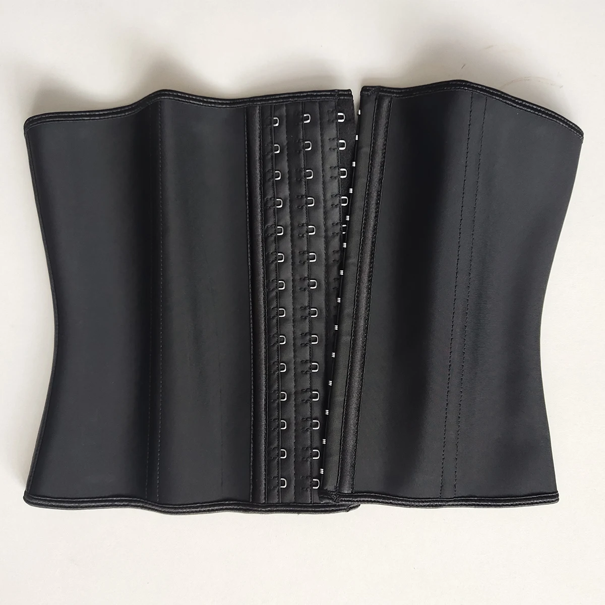 

Latex Waist Trainer Corset 9 Steel Boned Shapewear Body Shapers Women Corset Slimming Belt Waist Shaper, Black