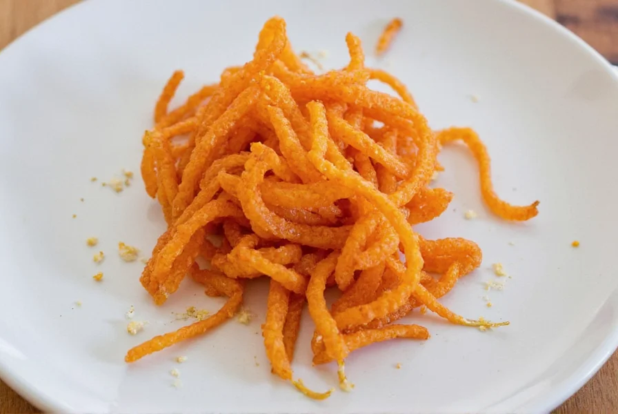 Kitchen spice rack featuring dried tangerine peel