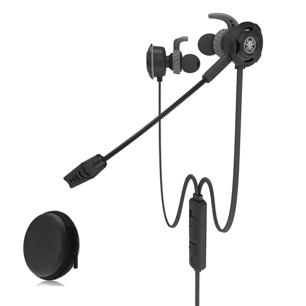 

Plextone G30 Game Earphone,Plextone Wired Gaming Earphone with Detachable Long Microphone