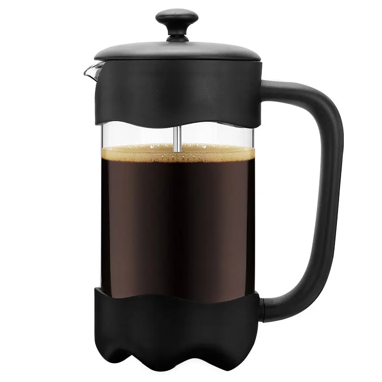 

European style delicate china portable hand press coffee maker
