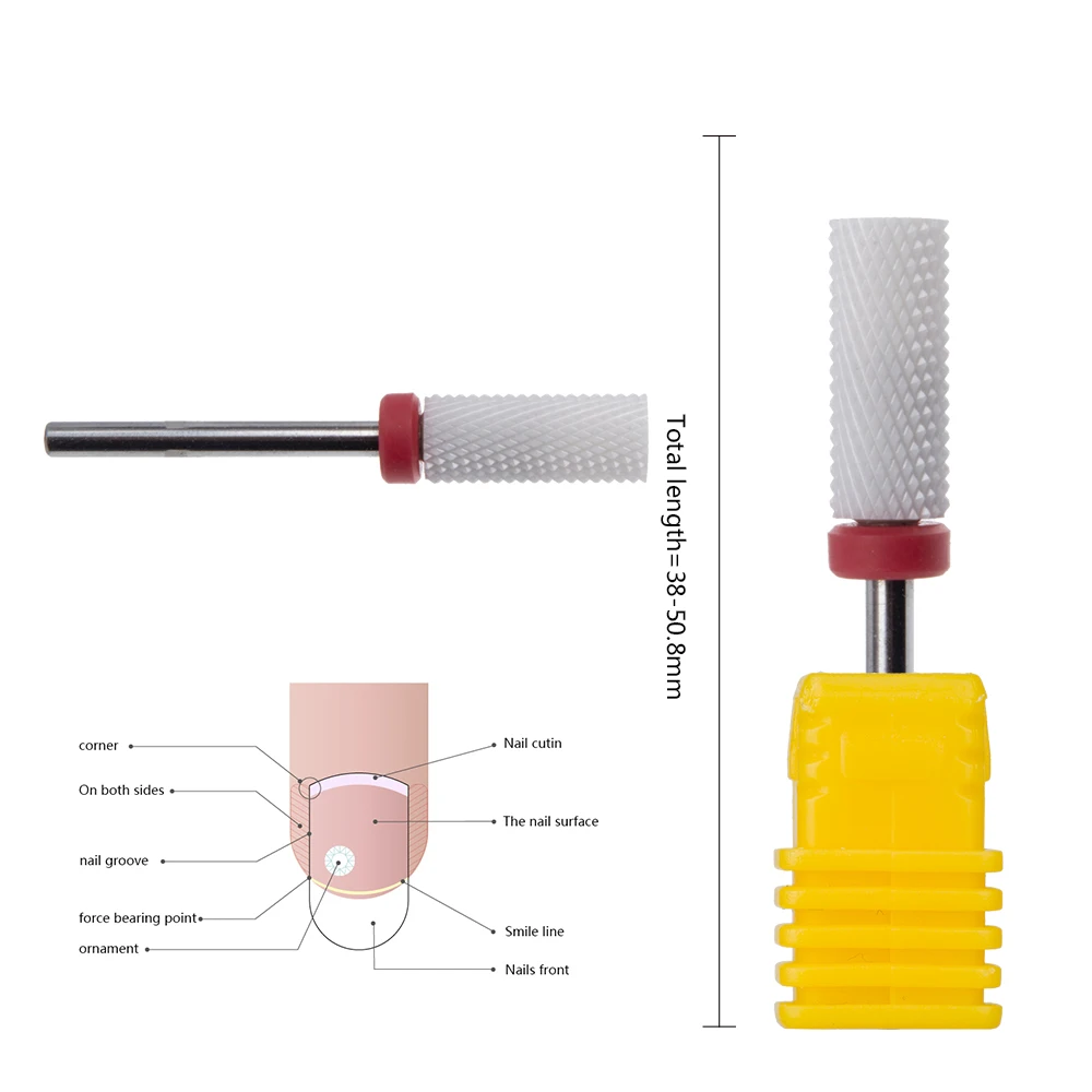 

Nail File Machine Ceramic Flame Cutter 3/32 Shank Bit