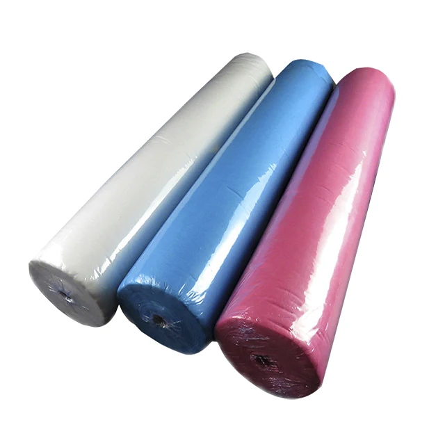 

Large roll of disposable PP non woven hotel bed sheets 100% cotton,beauty salon sheet