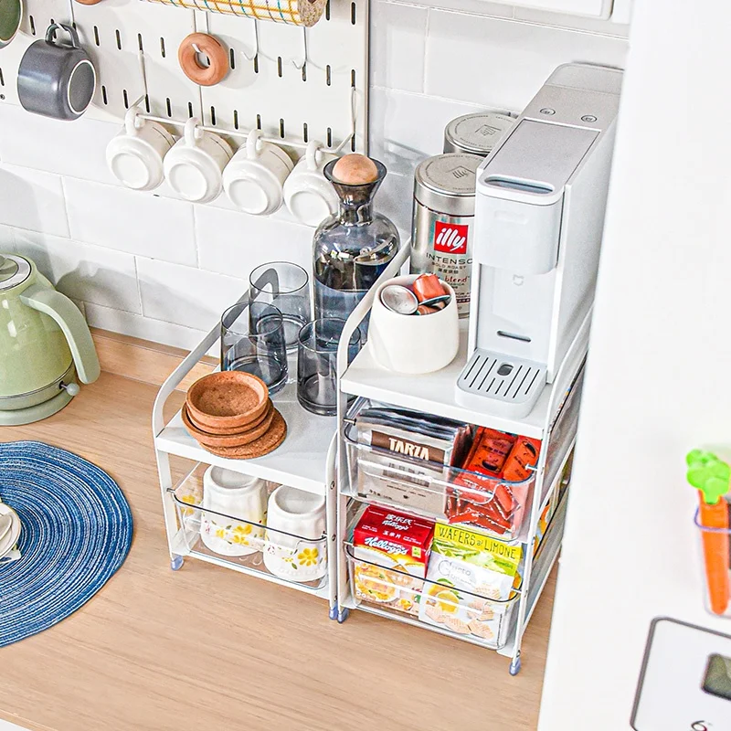 

2022 New Arrival 3-Tier Multifunctional Home and Kitchen Organizer Storage Racks