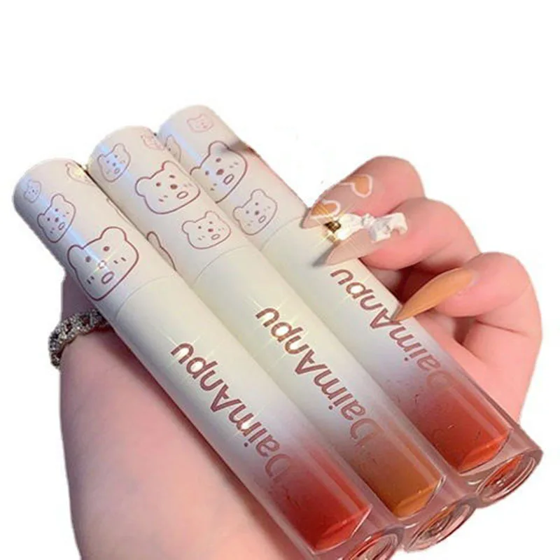 

Lip Gloss Makeup Waterproof Matte Lipstick New Long Lasting Moisturizing Smooth Korean Cosmetics