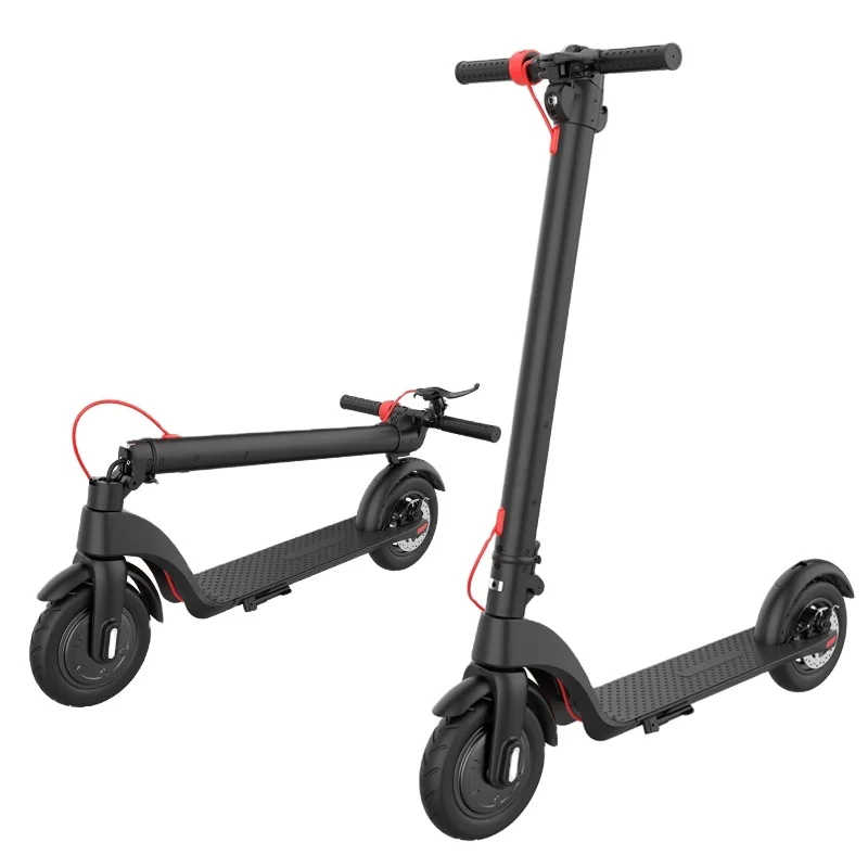 

Hot Sale 8.5-inch Wheel /Foldable Scooter with Removable Battery/ Prolong Riding Distance Electric Scooters For Adults, Black and red