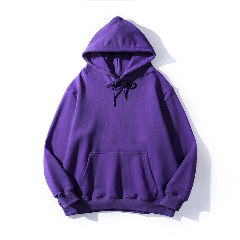 

Hot Sales Unisex Heavy Weight Plus Velvet Loose Size Thickened Warm Hoodies