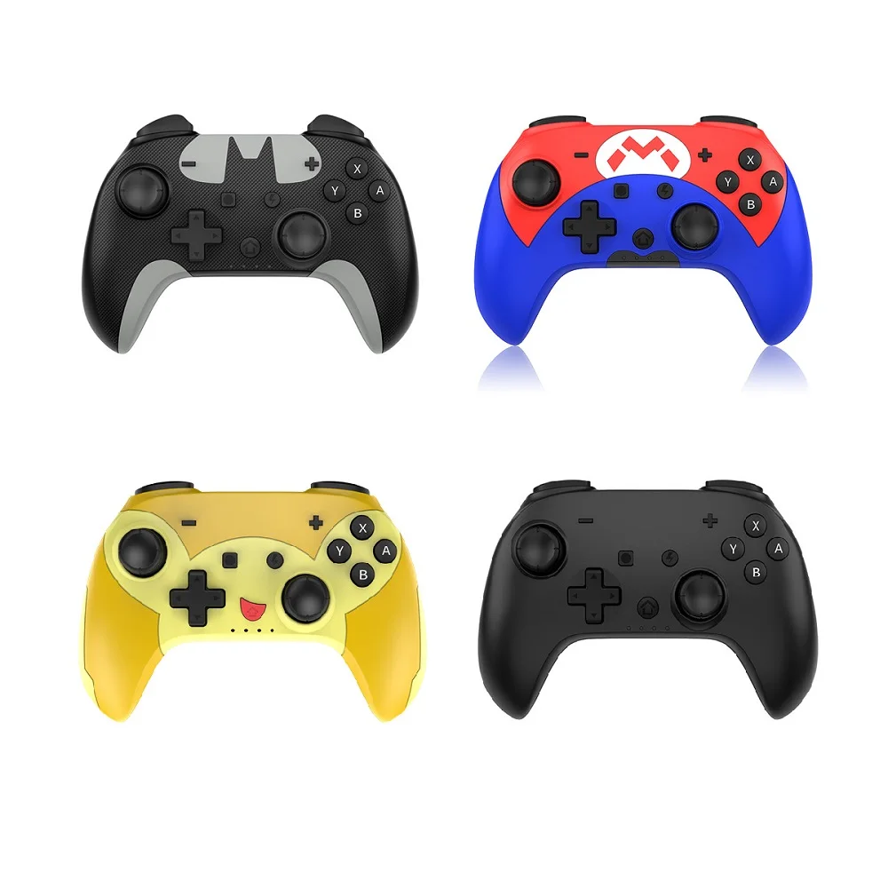 

Switch controller Ma-rio Bat-man Pika-chu style Gamepad NS Pro joystick Joysticks & Game Controllers For Nintendo Switch, Black, blue, gold