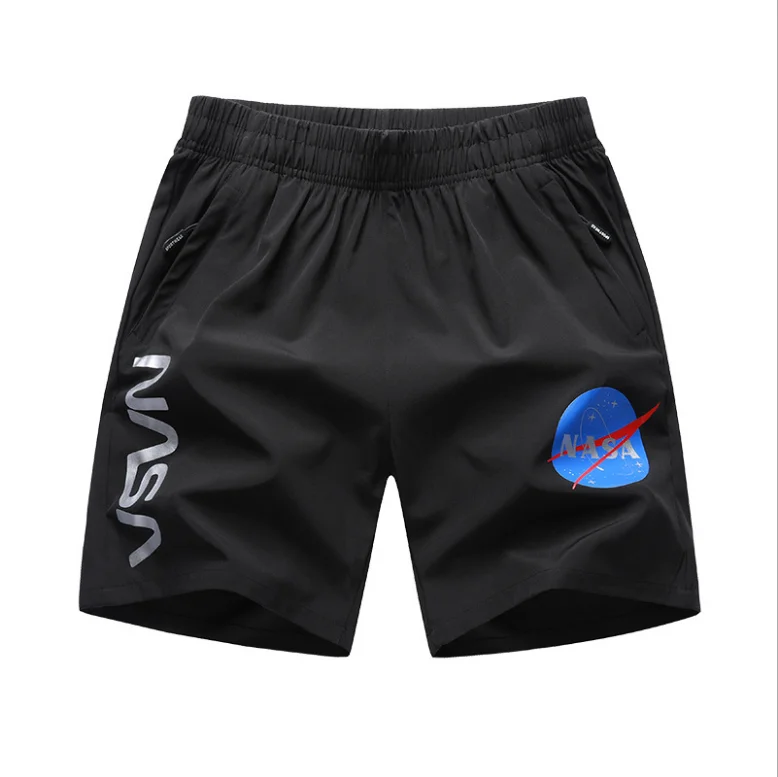 

Men's plus-size beach sports casual exercise shorts Chinese style five - minute pants baggy and fat