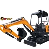 Small type diesel engine 1.8t mini hydraulic crawler excavator with stump ripper