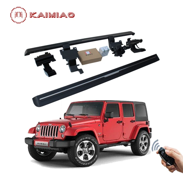 

For JEEP WRANGLER RUBICON 2018+ silvery color Footboard of the car power side step