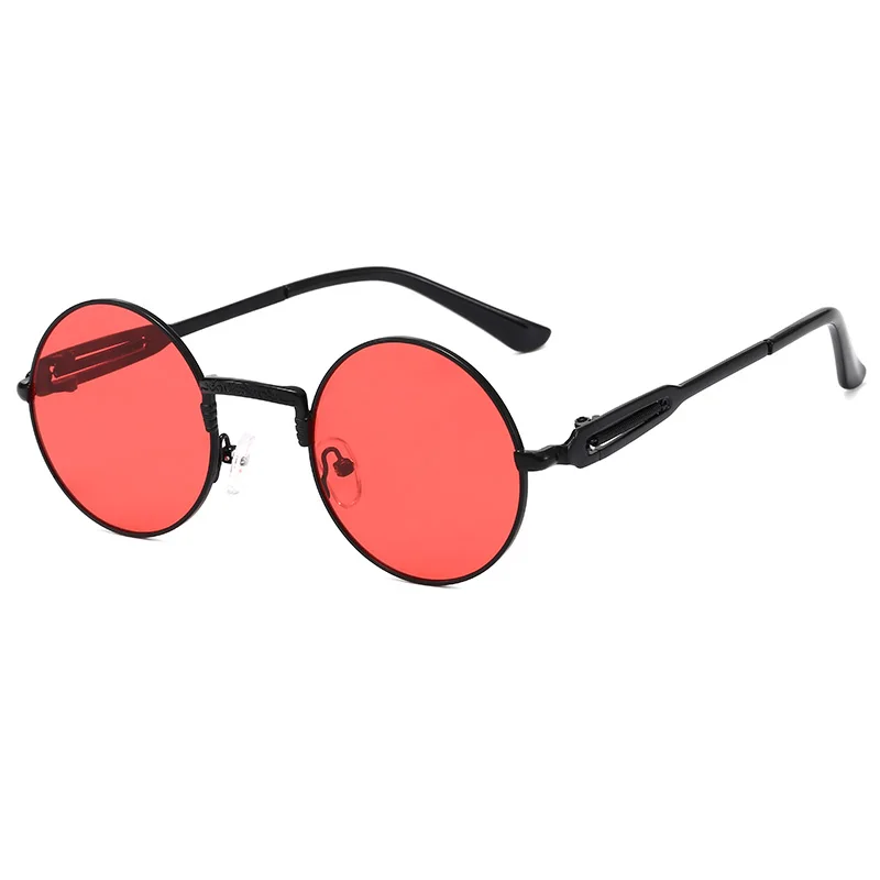 

Superhot Eyewear 11961 Gothic 2020 Vintage Round Metal Steampunk Sunglasses