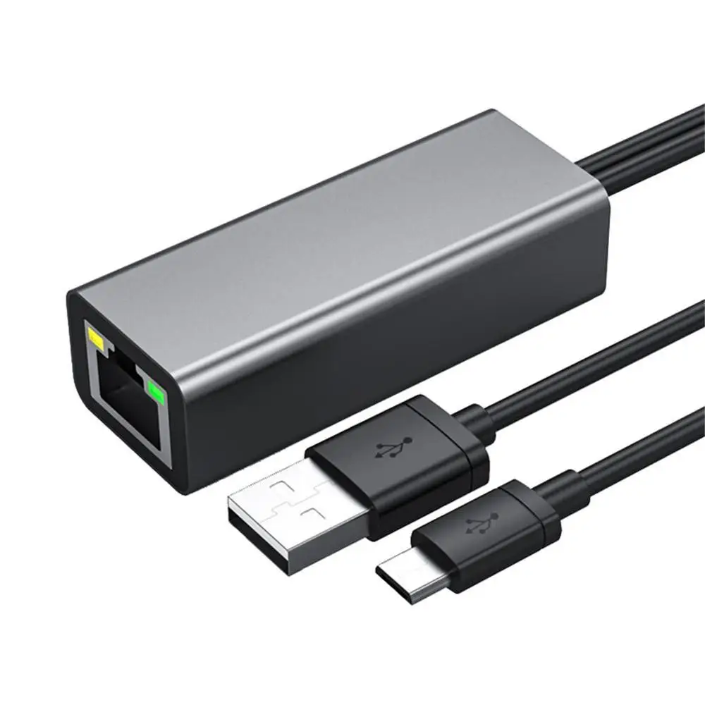 

Fire TV Stick HD 480 Mbps Micro USB2.0 To RJ45 Ethernet Adapter 10/100 Mbps amazon ethernet adapter for amazon fire stick
