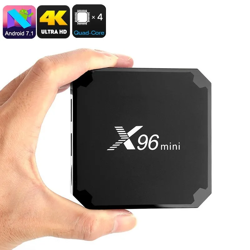 

X96 mini Android 7.1 Digital TV BOX 2GB 16GB WiFi Smart Media Player X96mini Set-top Box with IR Cable