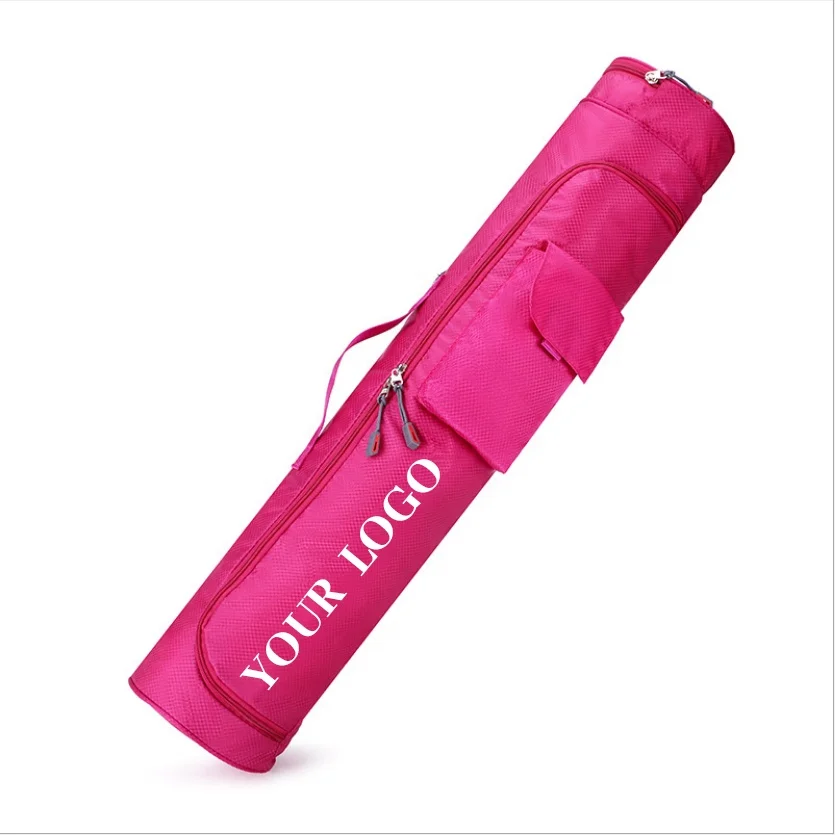 

Wholesale MICV yoga drawstring bag carrier fitness gym canvas yoga mat backpack, Blue,pink,black,organza,etc.