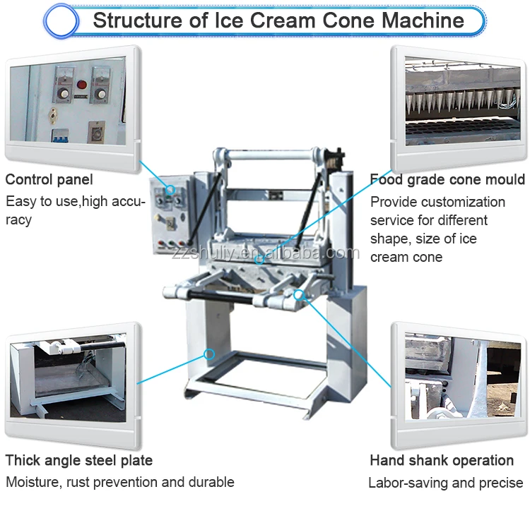 Ice Cream Cone Making Machine/ice Cream Cone Machine With Low Price