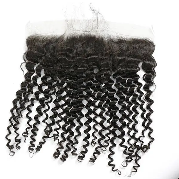 

13x4 Lace Closure Frontal Brazilian Human Hair Kinky curly