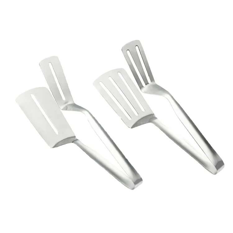 

201 stainless steel steak clip Family-use BBQ Pizza Clamps Multipurpose Tongs Bread Clip, Silver