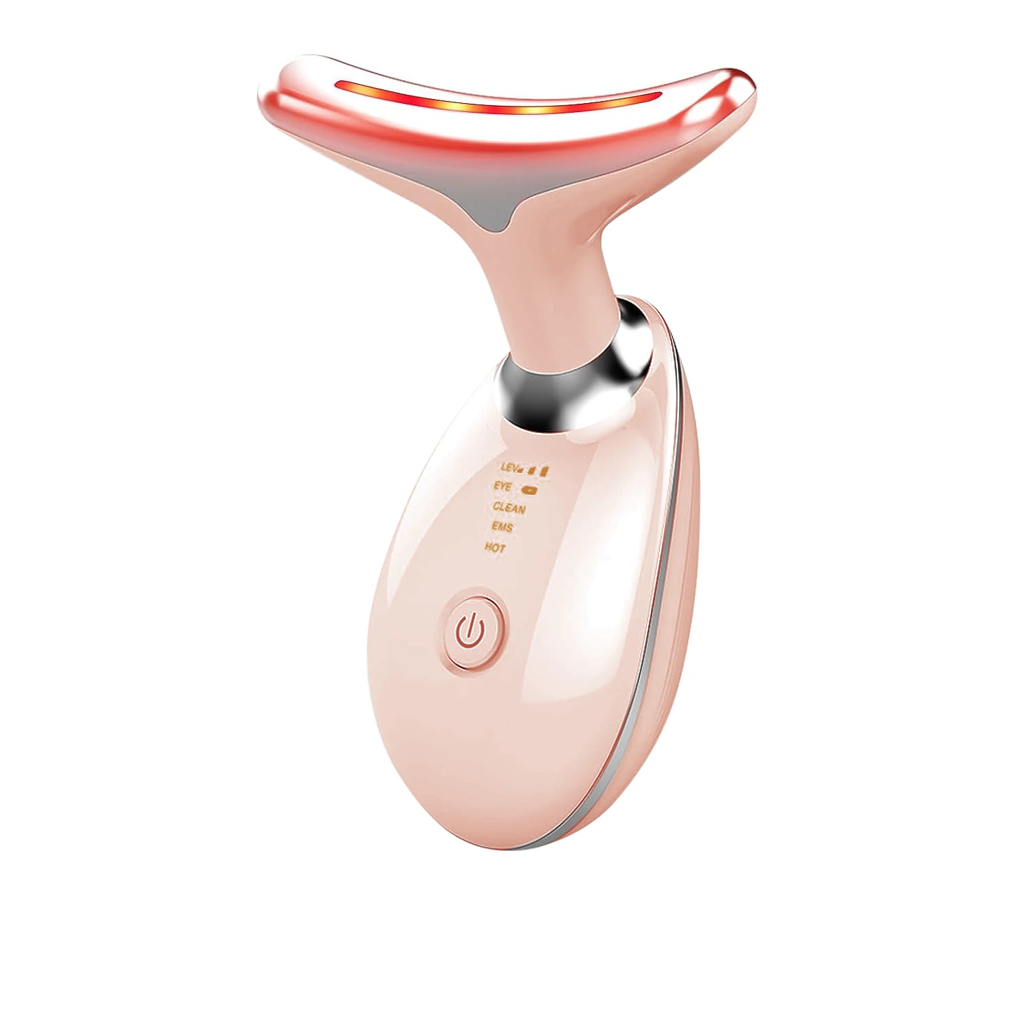 

Skin Care Red Light For Face And Neck 7 Color Led Face Neck Massager For Skin Tightening Full Face Lifting Wrinkle Rem