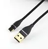 Metal nylon braid 3A fast charging cable for Type-C USB 100cm 3A data cable with high quality better performance USB cable