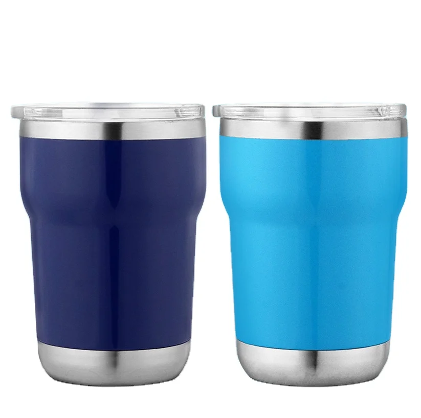 

12oz stainless steel gradient color vacuum insulated traveler coffee tumbler, Customized color acceptable