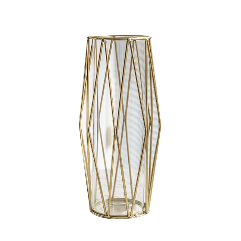 

OEM all types handmade flower vase geometric glass terrarium for home and wedding decoration, As shown