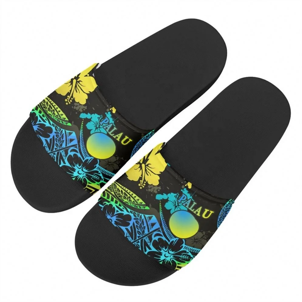 

Wholesale Polynesian Tribal Pattern Unisex Flip-flops Slippers Phonpei Island Print Summer Slipper Print On Demand Beach Slipper, Customized color,printable