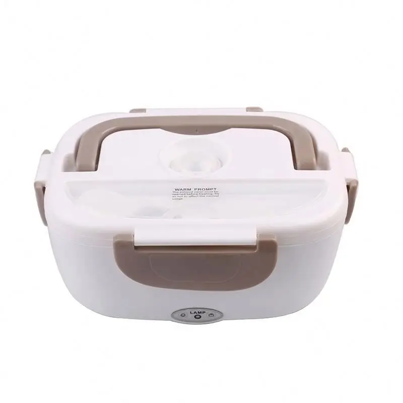 

new design pp bento box ,NAYgs electric lunch box for both home and car, White + gray