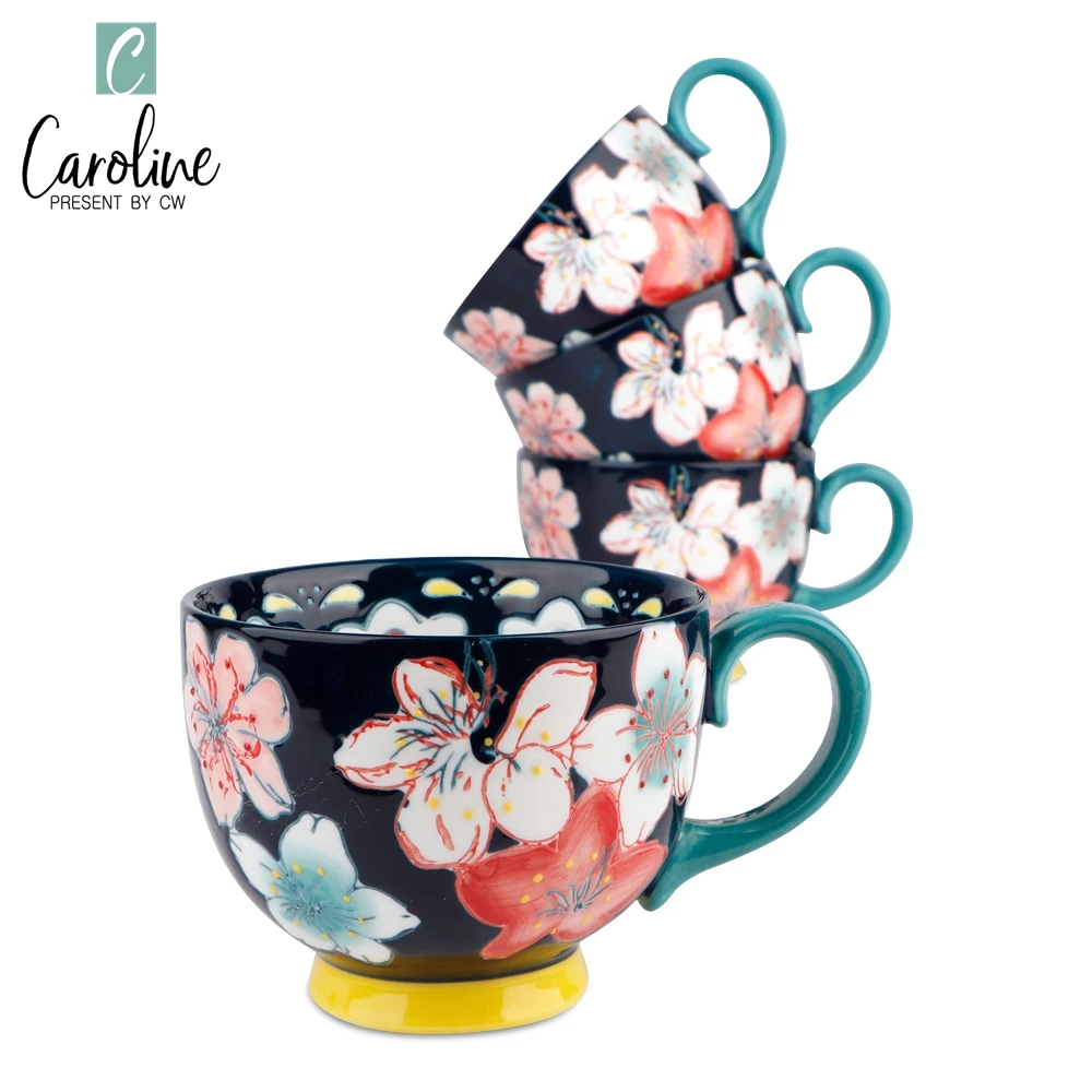 

Personalized Ceramic Nordic Cups Sublimation Water Tea Coffee Mug, Customized color
