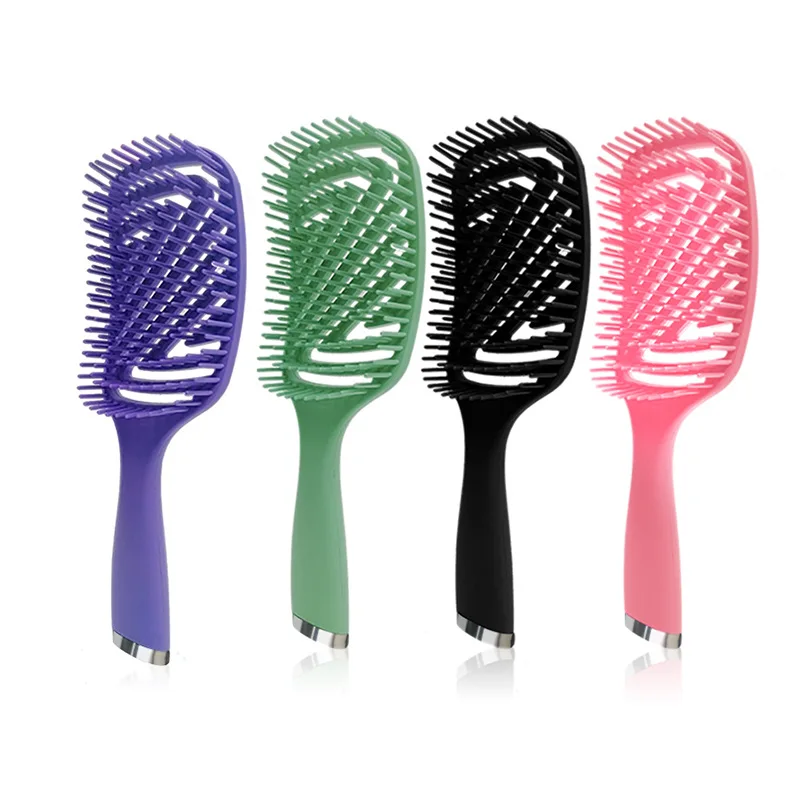 

Low moq custom logo detangling hair brush manufacturers scalp massage comb straightener detangler hairbrush for beauty, As shown in the picture