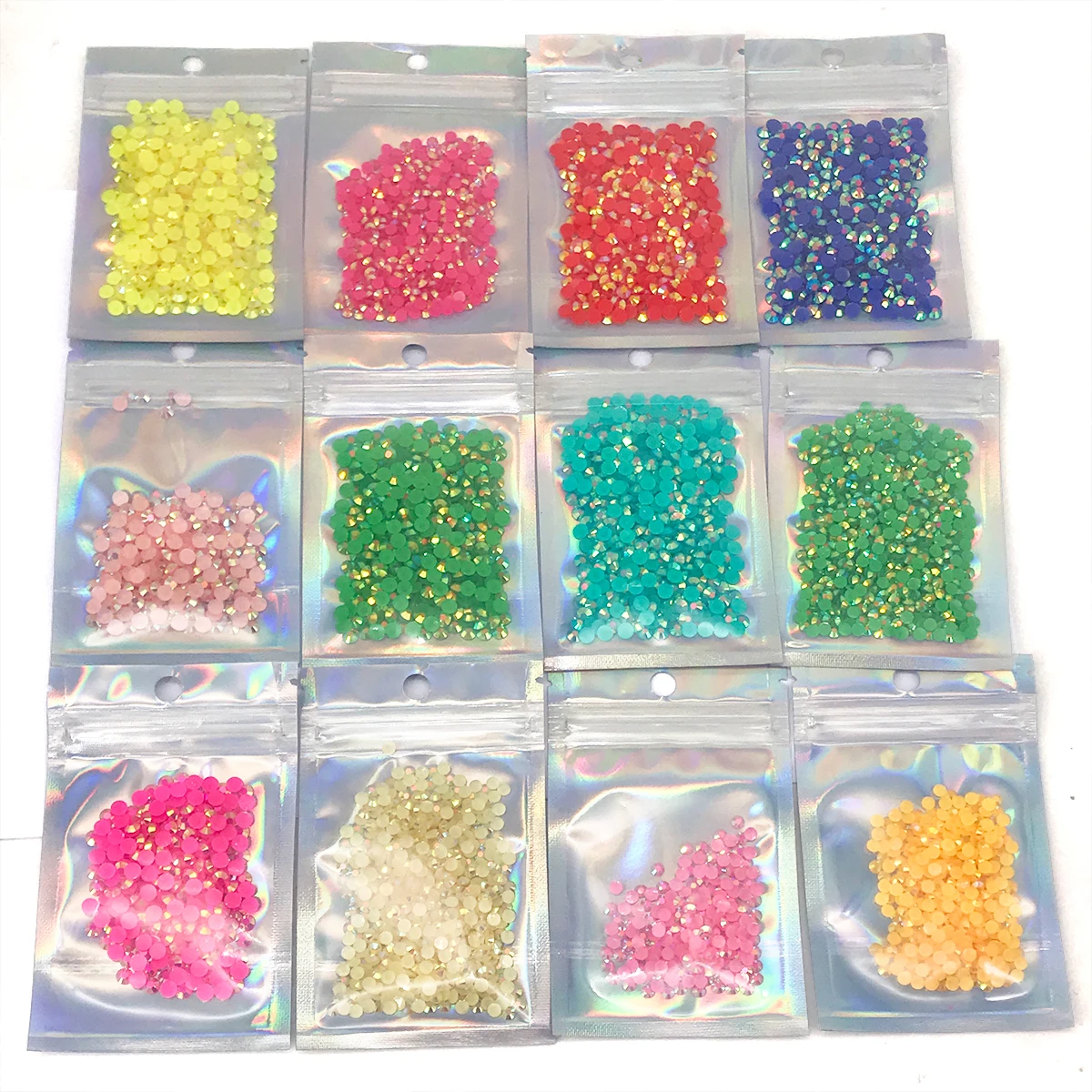 

1KG bag Wholesale Designs Rhinestone colorful clear crystal Rhinestones