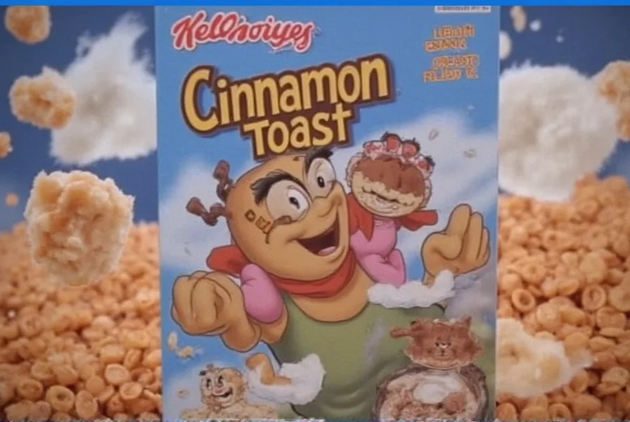 Modern Cinnamon Toast Crunch commercial showing updated animation of Cruncher Up characters in digital format