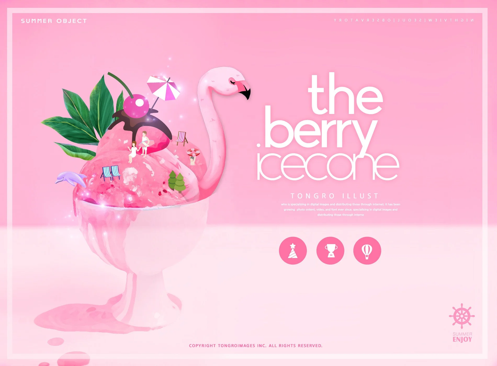 
Fashion fruit drink creative graphic editor 