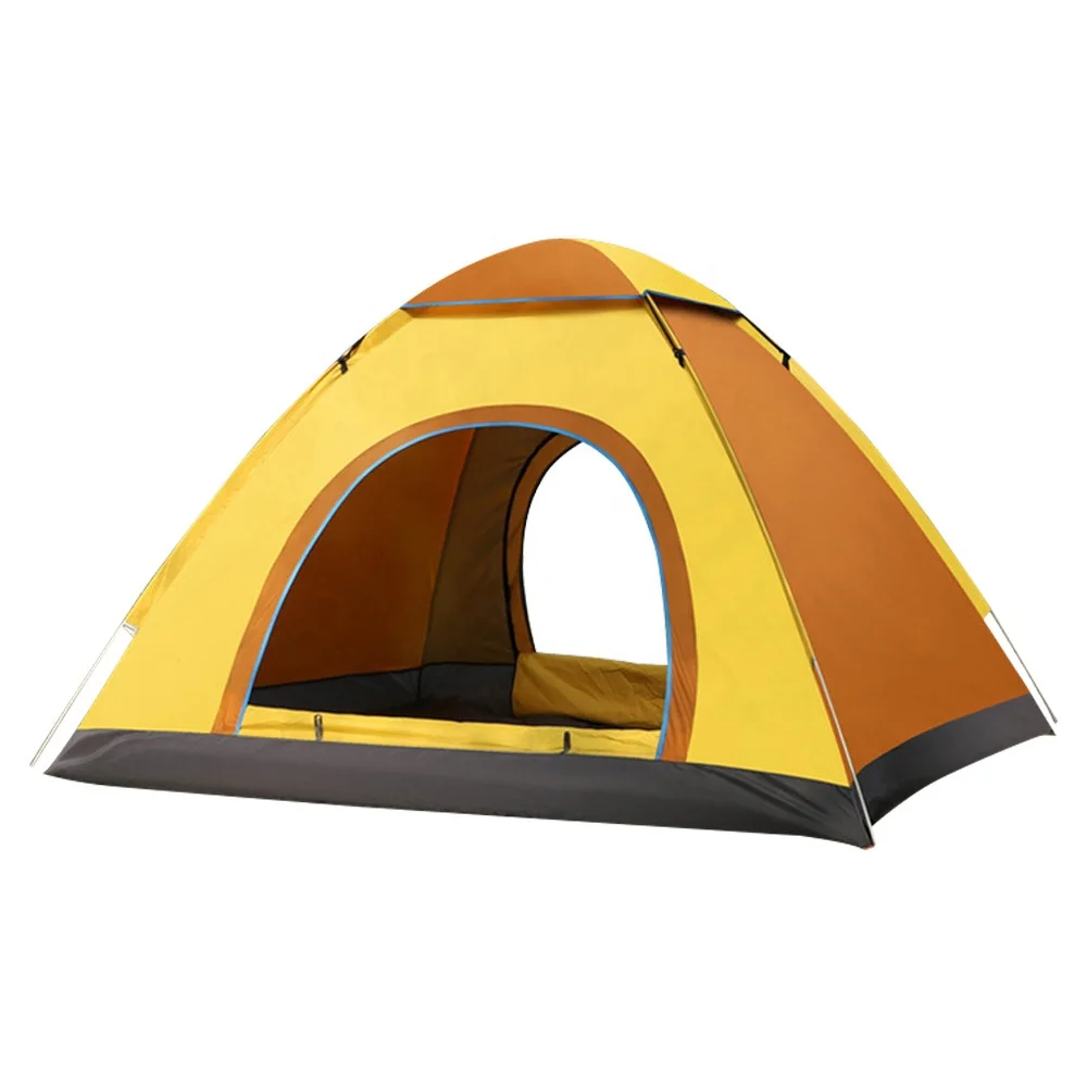 

Instant Pop Up Automatic Camping Tent 2 Person for Outdoor Camping, Hiking and Biking, Yellow orange, orange green, ink green, green, blue, etc.