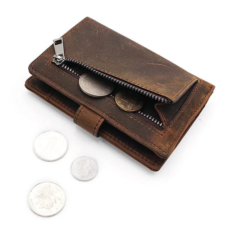 

Wholesale New Design Optional Wallets Holders Men's Geniune Luxury Private Factory Oem Leather Automatic Pop Up Wallet For Men