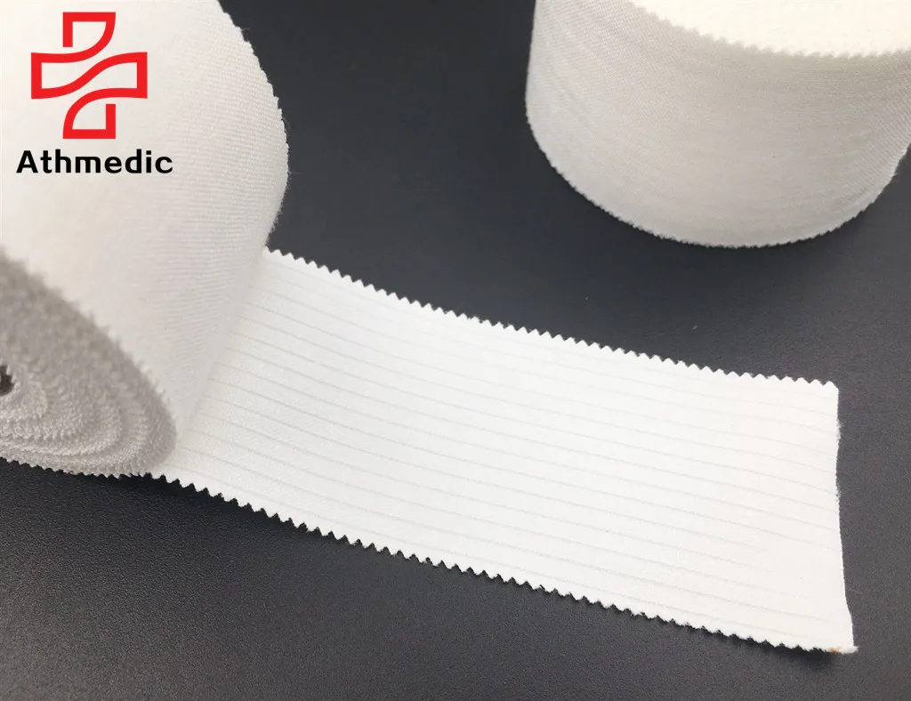 

2021 Athmedic quality hand tear athlete Strappal Zinc Oxide Tape High Tensile Strength strapping tape Strapping Support Tape