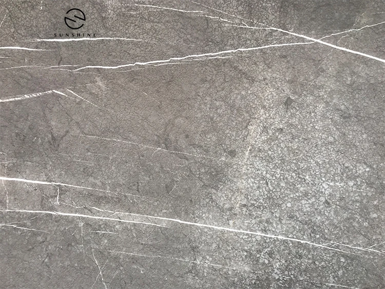 Iranian Classic Pietra Grey Marble Slab For Project Wall Tiles