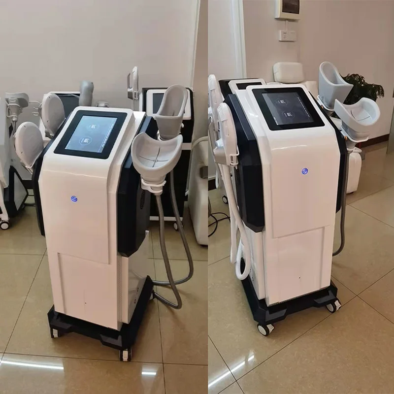 

Professional Body Slimming Machine Fat Freezing Ems Sculpting Neo Cryo Facial Machine, White