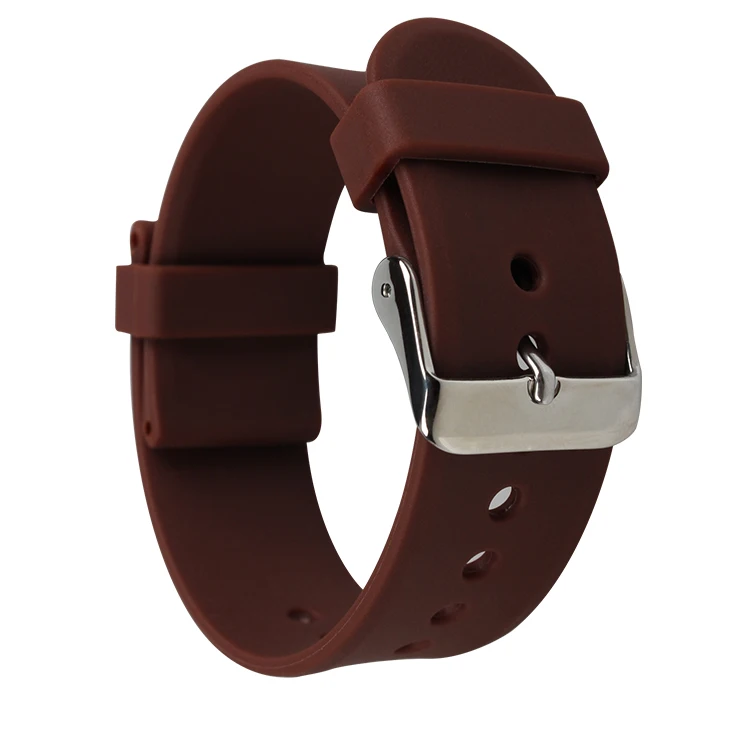 

High Quality Custom Pu Rubber Watch Strap Bands TPU Silicone Rubber Watch Wristband, Optional