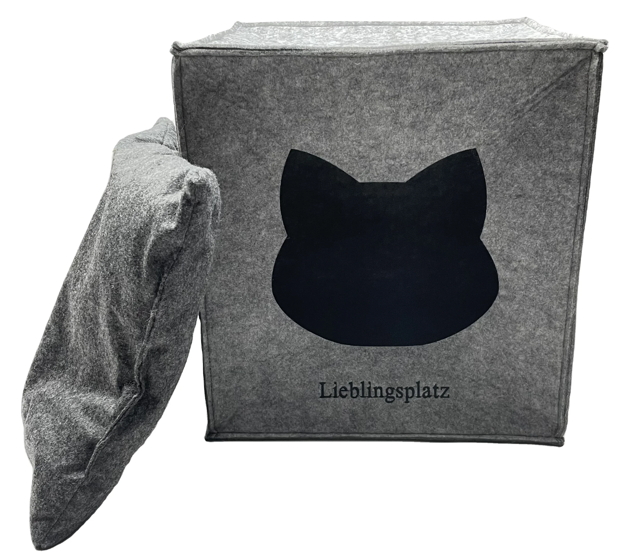 

2021 new soft and foldable multifunctional felt pet bed