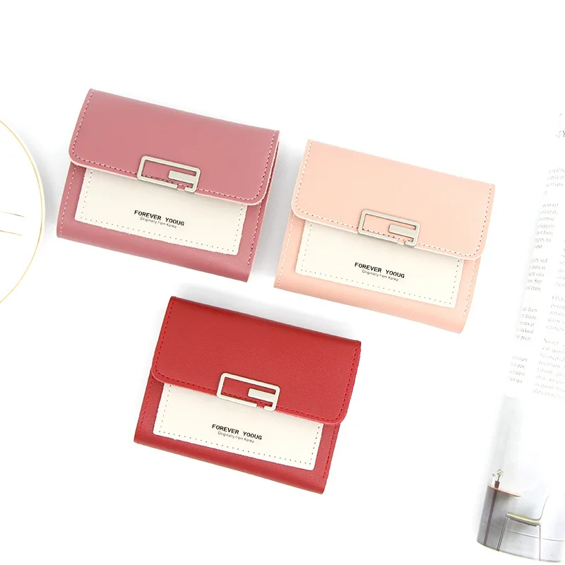 

2021 Hot selling fashion metal rfid blocking wallet for women, Customized color