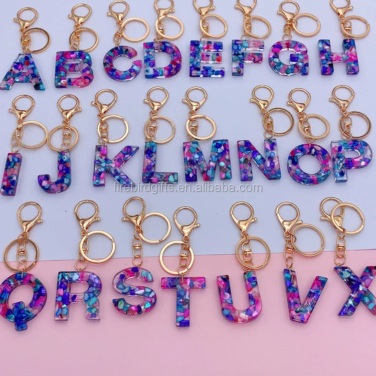 Download Wholesale Acrylic Letter Keychain Acrylic Z M S Letters ...